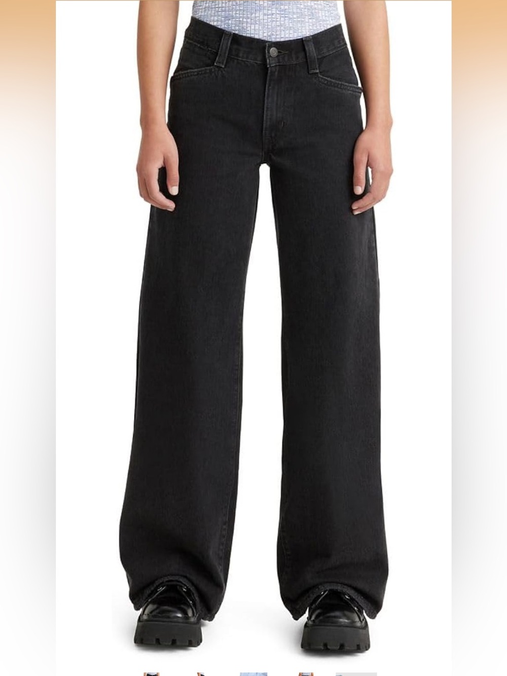 Like New LEVIS ‘94 Baggy Black Wide-Leg Jeans